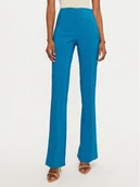 Spodnie damskie - Rinascimento Spodnie materiałowe 1000769232086 Niebieski Regular Fit - miniaturka - grafika 1