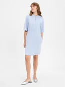 Sukienki - JOOP! Damska sukienka z dżerseju Kobiety niebieski jednolity, 34 - miniaturka - grafika 1