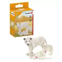 Schleich, Figurka kolekcjonerska, lwicy z młodymi 42505 - Figurki dla dzieci - miniaturka - grafika 2