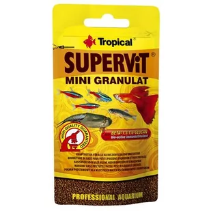 Tropical Supervit Mini Granulat pokarm granulowany dla rybek 10g - Pokarm dla ryb - miniaturka - grafika 1