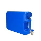 Kanistry - Kanister 10L. Na Wodę Niebieski Leżący Kranik Krót - miniaturka - grafika 1