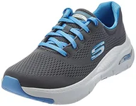 Trampki damskie - Skechers Damskie tenisówki Arch FIT Charcoal, 2 UK - miniaturka - grafika 1