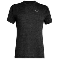 Koszulki sportowe męskie - Koszulka męska Salewa Puez Melange Dry M S/S Tee Rozmiar: XL / Kolor: ciemnoszary - miniaturka - grafika 1