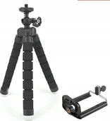 Statywy fotograficzne - Statyw Hello Case STABILNY ELASTYCZNY STATYW TRIPOD H10S CZARNY - miniaturka - grafika 1