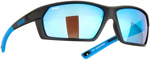 Uvex Okulary sportowe Sportstyle 225 black blue mat 53/2/025/2416/UNI - Okulary przeciwsłoneczne - miniaturka - grafika 1