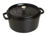 Garnki - Staub Cocotte 28 cm Czarny 40500-281-0 - miniaturka - grafika 1