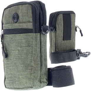 BAG MĘSKI NA RAMIĘ DO PASKA SASZETKA SPORTOWA MIEJSKA ORGANZER ZIELONA - Nerki BAG MĘSKI NA RAMIĘ DO PASKA SASZETKA SPORTOWA MIEJSKA ORGANZER ZIELONA - Nerki - miniaturka - grafika 1