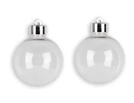 Bombki - Bombka przeźroczysta zrób to sam 2 szt - miniaturka - grafika 1