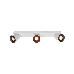 Biała lampa sufitowa z metalowym kloszem 9x53 cm Elli – GTV - Lampy sufitowe - miniaturka - grafika 1