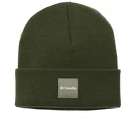 Czapki i chusty sportowe męskie - Czapka Columbia City Trek Heavyweight Beanie 1911251396 - zielona - miniaturka - grafika 1