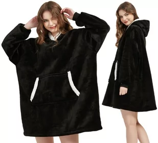 Ciepły Koc Z Rękawami Oversize Futrzak 2W1 Gruby Xxl [74Kh] - Koce - miniaturka - grafika 1
