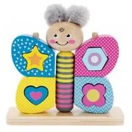 Sortery dla dzieci - Trefl Drewno Trefl Drewno Sorter drewniany Motylek Pupilek 5_782786 - miniaturka - grafika 1