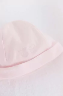Czapki dla dzieci - Tartine et Chocolat czapka bawełniana niemowlęca kolor różowy z cienkiej dzianiny bawełniana - TARTINE ET CHOCOLAT - grafika 1