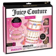 Prace ręczne dla dzieci - MAKE IT REAL Zestaw do tworzenia bransoletek Juicy Couture Love Letters, Zabawka kreatywna - miniaturka - grafika 1