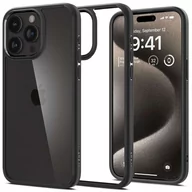 Etui i futerały do telefonów - Etui do iPhone 15 Pro Max Spigen Ultra Hybrid Case obudowa plecki Matte Black - miniaturka - grafika 1
