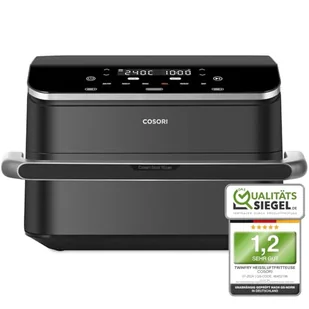 COSORI Frytkownica na gorące powietrze, 2 komory, Airfryer, 8 w 1, Dual Blaze TwinFry XXL, 10 l, frytkownica na gorące powietrze, podwójna komora z wyjmowaną przegrodą i dolnymi elementami grzewczymi, - Frytkownice - miniaturka - grafika 1