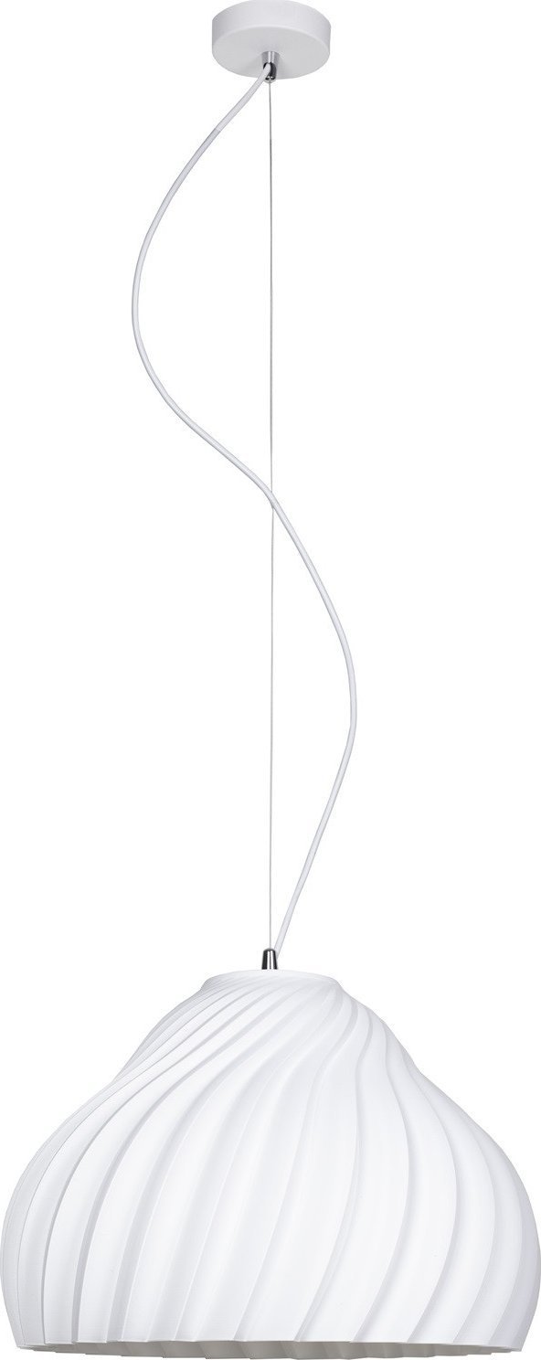 HEXE Lampa wisząca SILVO 200 biała 1 x E27 HX0292