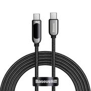 Kable - Kabel USB-C do USB-C Baseus Display, 100W, 2m (czarny) - miniaturka - grafika 1
