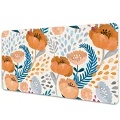 Podkładki na biurko - Mata ochronna z nadrukiem Malowane maki 90x45 cm - miniaturka - grafika 1