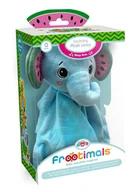 Grzechotki dla dzieci - PLUSZOWA PRZYTULANKA USPOKAJAJĄCA FROOTIMALS MELANY MELEPHANT - miniaturka - grafika 1
