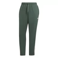 Spodnie damskie - adidas Spodnie damskie, Zielony (Oxiver) / biały, S - miniaturka - grafika 1