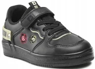 Buty dla dziewczynek - 33 BUTY DZIECIĘCE CZARNE RZEP BIG STAR JJ374081 - miniaturka - grafika 1