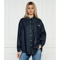 Koszule damskie - Calvin Klein Jeans Jeansowa koszula Oversize fit - miniaturka - grafika 1