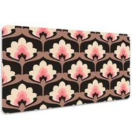 Podkładki na biurko - Mata ochronna z nadrukiem Kwiatowy wzór 100x50 cm, Dywanomat - miniaturka - grafika 1