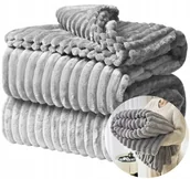 Koce - KOC PLED NARZUTA NA ŁÓŻKO MIĘKKI CIEPŁY KOCYK WYTŁACZANY 160X200 CM - miniaturka - grafika 1