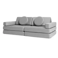 Łóżka dla dzieci i młodzieży - Sofa dla dzieci Shappy play original ciemny szary - miniaturka - grafika 1