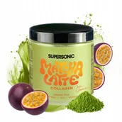 Herbata - Matcha Latte Collagen Supersonic smak marakuja 280 g - miniaturka - grafika 1