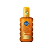 Balsamy i kremy do opalania - Nivea Sun Carotene Oil Spray preparat do opalania ciała 200 ml unisex - miniaturka - grafika 1