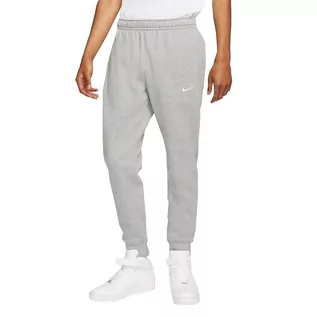 Spodnie sportowe męskie - Nike Spodnie Dresowe Męskie Szare Fleece Swoosh Joggers 826431-063 M - grafika 1