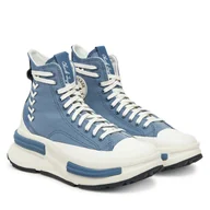 Sneakersy damskie - Sneakersy Converse Run Star Legacy Cx Platform Crafted Laces A10655C Niebieski - miniaturka - grafika 1