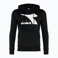 Bluzy męskie - Bluza męska Diadora Hoodie Core nero - miniaturka - grafika 1