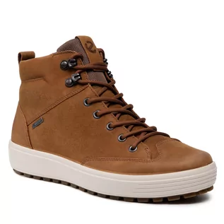 Botki męskie - Ecco Trzewiki GORE-TEX Soft 7 Tred M 45011402034 Camel - grafika 1