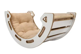 Bujak z poduszką dla dzieci Duży bujaczek Montessori - Leżaczki i huśtawki - miniaturka - grafika 1