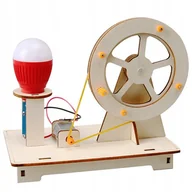 Zabawki interaktywne dla dzieci - Zabawka ZRÓB TO SAM STEM Zestaw Naukowy KREATYWNY Elektrownia PRĄDNICA - miniaturka - grafika 1