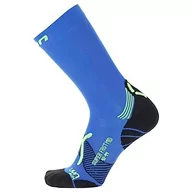 Skarpetki damskie - UYN Super Fast Mid skarpety niebieskie/czarne 47 - miniaturka - grafika 1