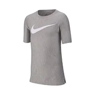 Koszulki i topy damskie - Nike Unisex Dzieci B Nk Dry Ss Top T-shirt Gunsmoke/White XS - miniaturka - grafika 1