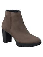 Botki damskie - Paul Green Skórzane botki w kolorze brązowym - miniaturka - grafika 1