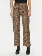 Spodnie damskie - Vero Moda Jeansy Tessa 10330128 Brązowy Wide Leg - miniaturka - grafika 1