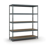 Szafy i regały magazynowe - B2B Partner Regał półkowy 1966 x 1600 x 600 mm, nośność 350 kg 540033 - miniaturka - grafika 1