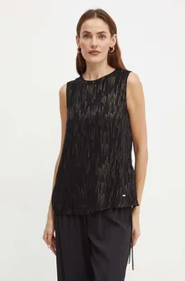 Armani Exchange bluzka damska kolor czarny wzorzysta 6DYH44 YN2VZ - Bluzki damskie - miniaturka - grafika 1
