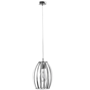 KET Druciana LAMPA wisząca metalowa OPRAWA zwis klatka chrom KET194 - Lampy sufitowe - miniaturka - grafika 1