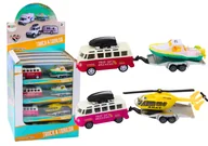 Samoloty i helikoptery - Autko Terenowe Z Łodzią Lub Helikopterem Napęd Metalowe - miniaturka - grafika 1