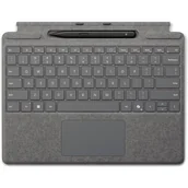 Klawiatury - MICROSOFT Surface Pro Type Cover Platynowy + Rysik Surface Slim Pen 2 8X6-00220 - miniaturka - grafika 1