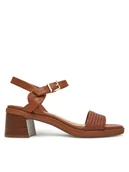 Sandały damskie - Clarks Sandały Jaylan Ray 26181661 Brązowy - miniaturka - grafika 1