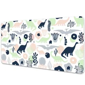 Podkładki na biurko - Mata ochronna podkładka pod mysz Dinozaury 90x45cm - miniaturka - grafika 1