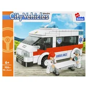 Klocki - Klocki konstrukcyjne 255 elementów City Ambulans alleBLOX - miniaturka - grafika 1
